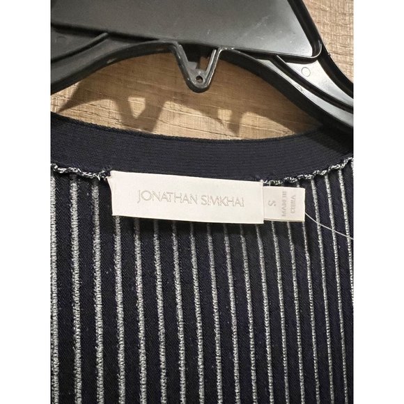 NEW SIMKHAI Nadya Compact Rib Wrap Skater Mini Dress SIZE S - Picture 5 of 9